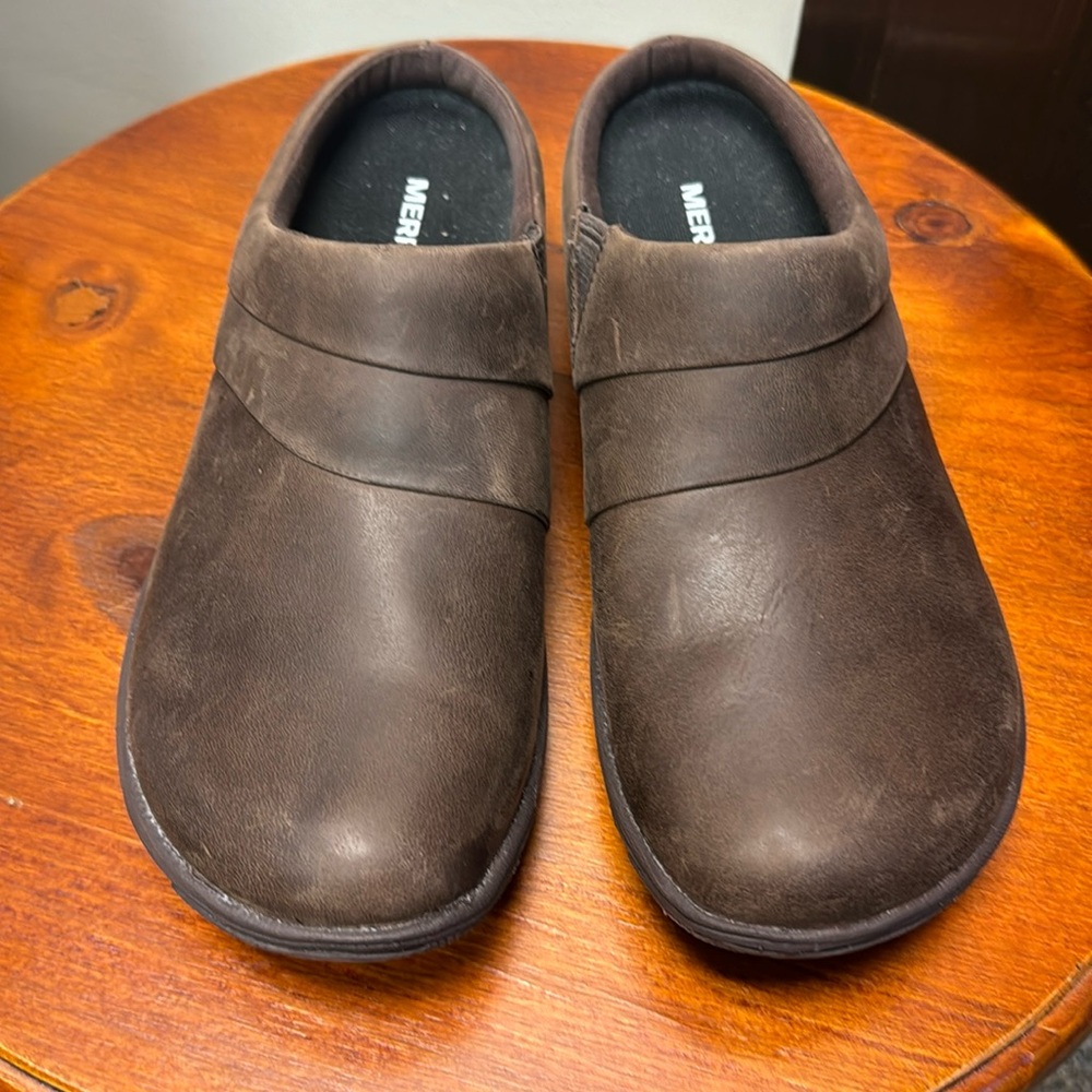 Merrill Dassie Slides in Espresso